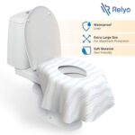 Toilet Seat Covers Disposable - 20 Pack - Waterproof, Ideal for Kids and Adults – Extra Large, Individually Wrapped for Travel, Toddlers Potty Training in Public Restrooms (Waves, 20) - Image 3