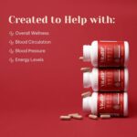 Vital BP - Support for Normal Blood Pressure - Supports Blood Flow & Arteries - with CoQ10, L-Citrulline, and K2 & D3-60 Capsules - Image 5