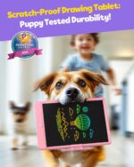 TEKFUN LCD Writing Tablet for Kids, 10-inch Coloring Drawing Pad, Mess Free Doodle Board, Christmas Gifts for Girls and Toddlers, Toys for 3 4 5 6 7 8 Year Old Boys (Pink) - Image 8