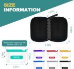 Water-Proof Pill Pouch Set, BPA Free, A7-S Pill Loose-Leaf Storage with Color-Coded Medicine Pouches, Large Reusable Travel Medicine Organizer， Zippered Pill Organizers Weekly - Image 4
