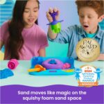 Kinetic Sand, SquishMotion with 1lb Pink, Yellow & Blue Play Sand, Stamper & 5 Tools, Storage Case, Sensory Toys, Holiday Gifts & Stocking Stuffers for Kids Ages 3 and up - Image 3