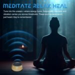Meditation Sound Machine,Portable Electronic Singing Bowl Frequency Healing,256HZ-432HZ-528HZ 9 Tones Singing Bowl Frequency Generator for Healing with 4 Level Timer and Luminous Button - Image 3