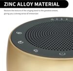 Meditation Sound Machine,Portable Electronic Singing Bowl Frequency Healing,256HZ-432HZ-528HZ 9 Tones Singing Bowl Frequency Generator for Healing with 4 Level Timer and Luminous Button - Image 6