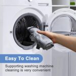 2Pack Stuffable Travel Pillow for Extra Luggage, Velvet Travel Neck Pillow with Adjustable Neck Size, Fits About 6 T-Shirts Travel Essentials Multifunctional Sleeping Rest Cushion - Image 7