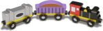 Melissa & Doug Wooden Magnetic Train Cars - 8 Piece Educational and Skill-Building Wooden Toy for Boys and Girls - Image 5