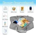 Toddler Airplane Travel Bed, Airplane Seat Extender for Kids, Plane Must Have for Toddlers, Baby Travel Essentials for Flying, Portable Travel Bag Foot Rest for Flights(Grey) - Image 7