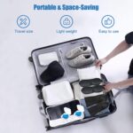 2 Pack Foot Hammock for Plane Travel, Portable Airplane Foot Rest Leg Hammock for Airplane Travel, Adjustable Plane Footrest Foot Sling for Long Flight - Image 7