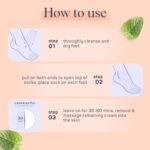 SpaLife Moisturizing Foot Mask | Foot Wrap for Dry Cracked Feet Intensive Repair Treatment | Tea Tree Oil Softening Booties | Callus Remover Alternative | Self Care Gifts for Women | 8 Pack - Image 8