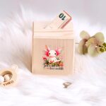 Axolotl Piggy Bank Money Bank Coin Bank, Gifts for Teens Teenage Girls Kids Age 6 7 8 9 10 11 12, Axolotl Lovers Themed Stuff Accessories Items Things Home Room Decor Merchandise! - Image 6