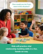 CHEFAN Building Relationships Puzzle Cards, Social Skills, Autism Learning Materials, Speech Therapy Materials, Social Emotional Learning Toys and Games for Kids, 40 Pieces, Ages 3+ - Image 5