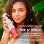 621 by Kika Nieto Argan Milk Leave-In Conditioner, Repairing Formula & Detangling Treatment for Frizz & Dry Hair, Heat Protectant, Color Safe, 10 oz - Image 8