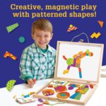 MindWare Imagination Patterns- Creative, Magnetic Play with Patterned Shapes! - Image 3