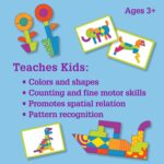 MindWare Imagination Patterns- Creative, Magnetic Play with Patterned Shapes! - Image 4