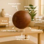 Tai Chi Wooden Ball for Seniors & Beginners – Tai Chi for Seniors Video Access Via Qr, Gentle, Equipment for Balance & Mobility, Workout Ball Mindfulness Training Tool - Image 5