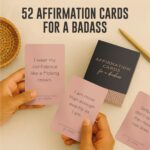 52 Affirmation Cards for a Badass - Daily Motivational Birthday Gifts for Women, Best Friend, Self Care, Her, Sister, Daughter, Mom and More - Image 4
