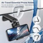 Universal Airplane Travel Phone Holder: Travel Essentials Phone Mount for Desk with Multi-Directional 360 Degree Rotation, Trip Accessories Must Haves Phone Holder for Flying, Table - Image 3
