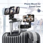 Universal Airplane Travel Phone Holder: Travel Essentials Phone Mount for Desk with Multi-Directional 360 Degree Rotation, Trip Accessories Must Haves Phone Holder for Flying, Table - Image 4