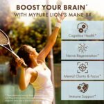 PURE ESSENCE LABS MyPure Lion's Mane 8X - Max Strength Brain Support with 100% Fruiting Body Organic Lion's Mane for Ultimate Cognitive Performance, Focus, and Mental Clarity, 60 Capsules - Image 5