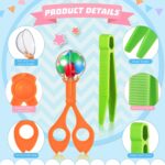 119Pcs Kid Tweezers fine Motor Skills Set,Helping Hands fine Motor Tool Set，Includes 100 Pcs Pompoms,12 Cups,4 Tweezers,2 Clips,1 Storage Box for Counting Sorting Training - Image 4