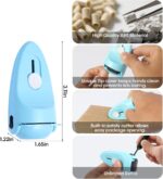 Identity Theft Protection Roller Stamp - Guard Your ID & Confidential Security Privacy Info with Black Ink Roller, Sliding Cover, Built-in Box Cutter, Address Blocker Defender for Mail (PK&PU) - Image 3