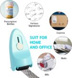 Identity Theft Protection Roller Stamp - Guard Your ID & Confidential Security Privacy Info with Black Ink Roller, Sliding Cover, Built-in Box Cutter, Address Blocker Defender for Mail (PK&PU) - Image 4