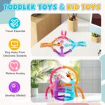 Stocking Stuffers for Kids Toddlers,Pop Tubes Giraffe Travel Toys 4Pcs,Airplane Car Travel Activities Suction Cup ‌Sensory Toy, Fun Screen-Free Activity for Boy & Girl - Image 6