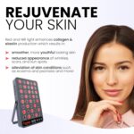 Hooga Red and Near Infrared LED Panel, 660nm & 850nm Light, Built-in Stand and Timer, 40 LED Model – HG200 - Image 5