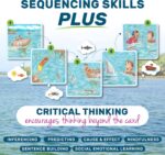 Story Cues Skilled Sequencing Cards, Speech Therapy Materials, Social Skills Game, English Language Learners Games, Storytelling Cards, Sentence Building and Picture Cards - Image 4