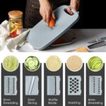 HI NINGER Collapsible Cutting Board with Colander, 9-In-1 Multi Chopping Board Kitchen Vegetable Washing Basket for Camping Gifts Camping Accessories for RV Campers - Image 6