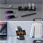 Magnetic Wireless Charger Stand, 3 in 1 Foldable Wireless Charging Station with 20W Adapter, Travel Charger for Multiple Devices for iPhone 17 16 15 14 13 12 Pro/Max/Plus/Mini, iWatch, AirPods - Image 7