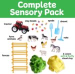 Creativity for Kids Sensory Pack: Farm, Sensory Toys for Toddlers, Pretend Play Farm Animals for Kids, Toddler Travel Toys & Holiday Stocking Stuffers (Ages 3+) - Image 3