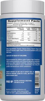 Natural Vitality Calm, Magnesium Citrate Kids Supplement, Stress Relief Gummies, Supports a Healthy Response to Stress, Gluten Free, Vegan, Sweet Citrus, 120 Gummies - Image 3