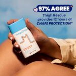 Megababe Thigh Rescue Anti-Chafe Stick | Prevents Skin Chafe & Irritation | Thighs, arms, Bra-Lines & More - Image 4