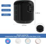 Electric Air Pump for Vacuum Storage Bags Space Saver Vacuum Storage Bag Pump for Compression Clothing, Portable Vacuum Pump - Image 3