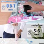 Electric Air Pump for Vacuum Storage Bags Space Saver Vacuum Storage Bag Pump for Compression Clothing, Portable Vacuum Pump - Image 4