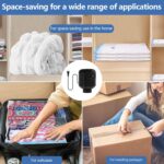 Electric Air Pump for Vacuum Storage Bags Space Saver Vacuum Storage Bag Pump for Compression Clothing, Portable Vacuum Pump - Image 8