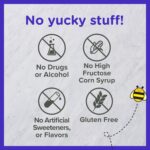 Zarbee’s Complete Kids Multivitamin Gummies + Immune Support, Berry Flavor, Honey-Sweetened, Gluten-Free & Gelatin-Free, Vitamins A, C, D3, E, B6, B12, Folic Acid & B-Complex, 70 Count - Image 4