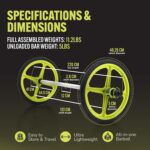 AXLE Home Gym Workout Barbells - Barbell Weight Set for Strength Training, Collapsible Equipment for Indoor & Outdoor Workouts for Men, Women, and Youth - Image 6