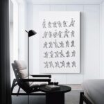 24 Forms of Chinese Martial Art Tai Chi Poster 5 Living Room Printing Oil Painting Interior Decoration Poster 08x12inch(20x30cm) Unframe-style - Image 4