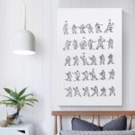 24 Forms of Chinese Martial Art Tai Chi Poster 5 Living Room Printing Oil Painting Interior Decoration Poster 08x12inch(20x30cm) Unframe-style - Image 6