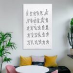 24 Forms of Chinese Martial Art Tai Chi Poster 5 Living Room Printing Oil Painting Interior Decoration Poster 08x12inch(20x30cm) Unframe-style - Image 7
