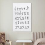 24 Forms of Chinese Martial Art Tai Chi Poster 5 Living Room Printing Oil Painting Interior Decoration Poster 08x12inch(20x30cm) Unframe-style - Image 8