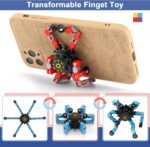 Fidget Toys Transformable Fidget Spinners ADHD Tools for Kids Adult Teen Toddler Autism Sensory Toys Juguetes para Niños 4 Pack Party Favors for Kids - Image 5