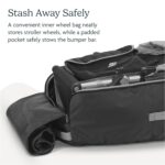 UPPAbaby Travel Bag for Vista and Cruz Strollers - Includes TravelSafe Program Coverage, Inner Wheel Bag and Storage Pocket - Smooth Wheels, Handles + Durable Design - Image 4