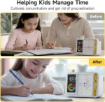 Visual Timer for Kids Adults, ADHD Timer with Planning Board for Schedules, Task Timer Toddler Visual Timer Silent Time Timer for Home Classroom - Image 6