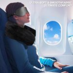 Stuffable Neck Pillow Travel Storage Bag for Airplanes with Clothes, No Extra Baggage Fees, Fits 3+ Days of Travel Essentials, No Filler (Black) - Image 4