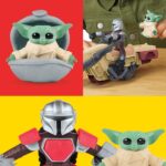 Play-Doh Star Wars: The Mandalorian Launching Speeder Playset, Bendy Grogu & 4 Inch Mando Action Figures, Imagination Toys for 4 Year Old Boys & Girls & Up - Image 4