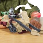 Play-Doh Star Wars: The Mandalorian Launching Speeder Playset, Bendy Grogu & 4 Inch Mando Action Figures, Imagination Toys for 4 Year Old Boys & Girls & Up - Image 7