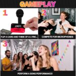 Mity rain Music Party Games - Fast-Paced Music Trivia Card Games for 2-10 Players | Fun Family Games & Adult Card Games with Lyrics ChallengePerfect for Game Night & Music Lovers! - Image 9