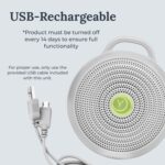 Yogasleep Hushh & Crush Resistant Travel Case, (2 Piece Set) Portable White Noise Sound Machine for Baby, 3 Soothing Natural Sounds, Noise Canceling for Sleep Aid, Office Privacy, & Meditation - Image 6